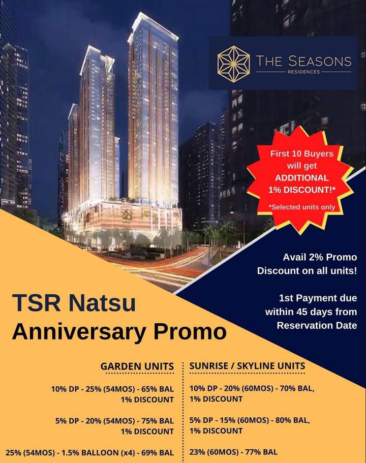 The Seasons Residences BGC Promo